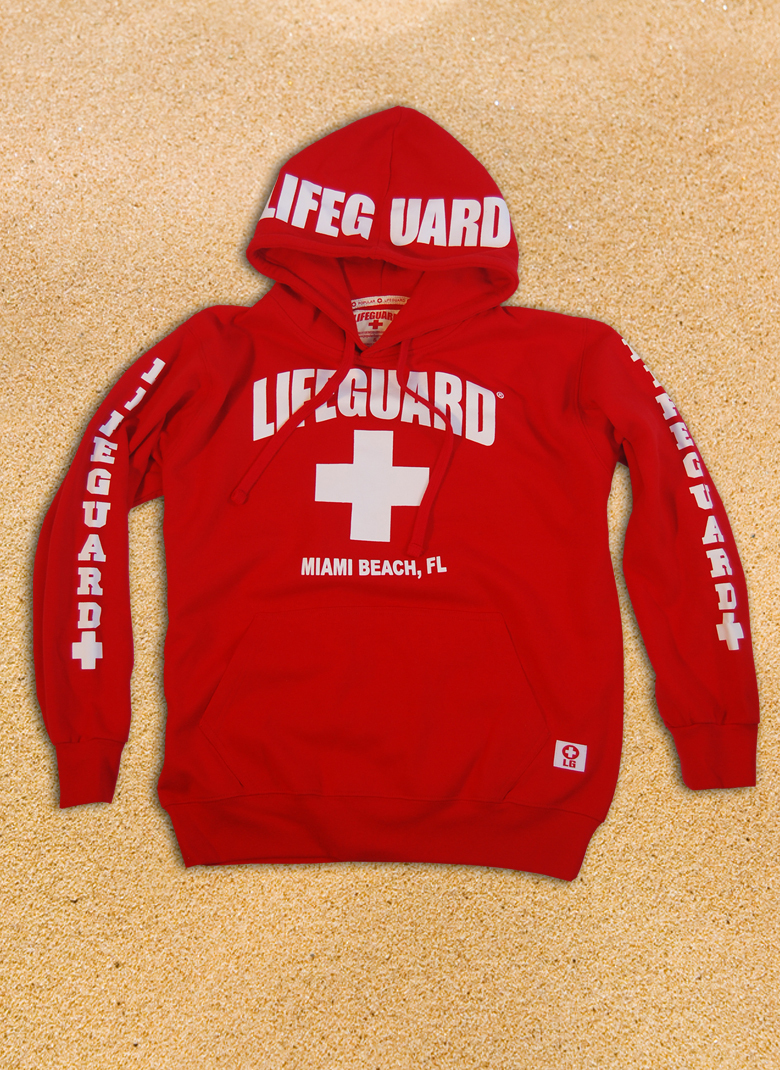 Youth Kids Pullover Hoodie | Beach Lifeguard